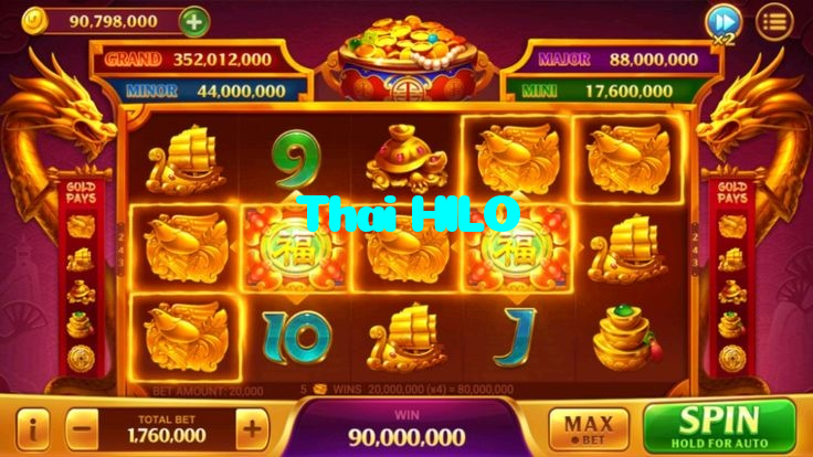 Thai HILO casino presented on mobile device in Pakistan with slots and live games